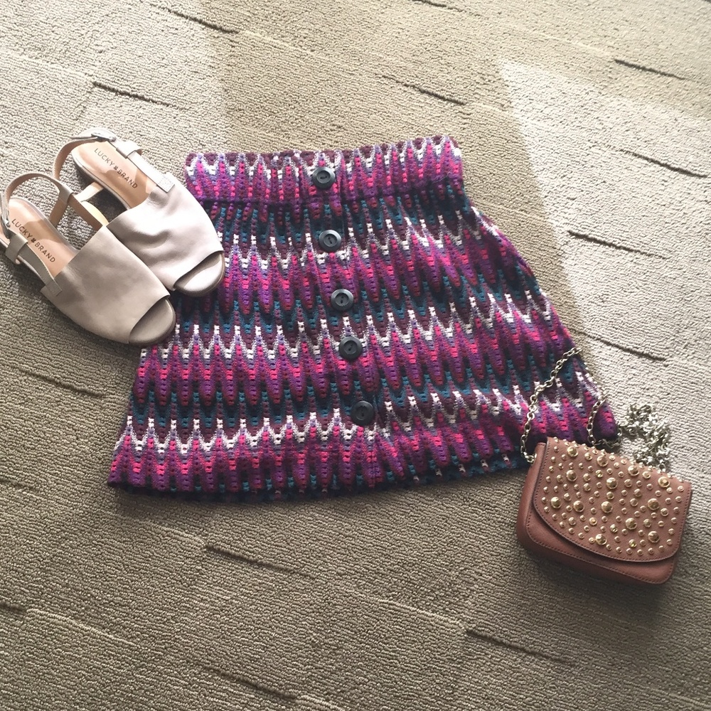 Free People Knitted Skirt - Picture 1 of 6
